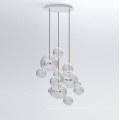 Moderner Cear Bubbles dekorativer Glas-LED-hängender Pendelleuchte-Kronleuchter